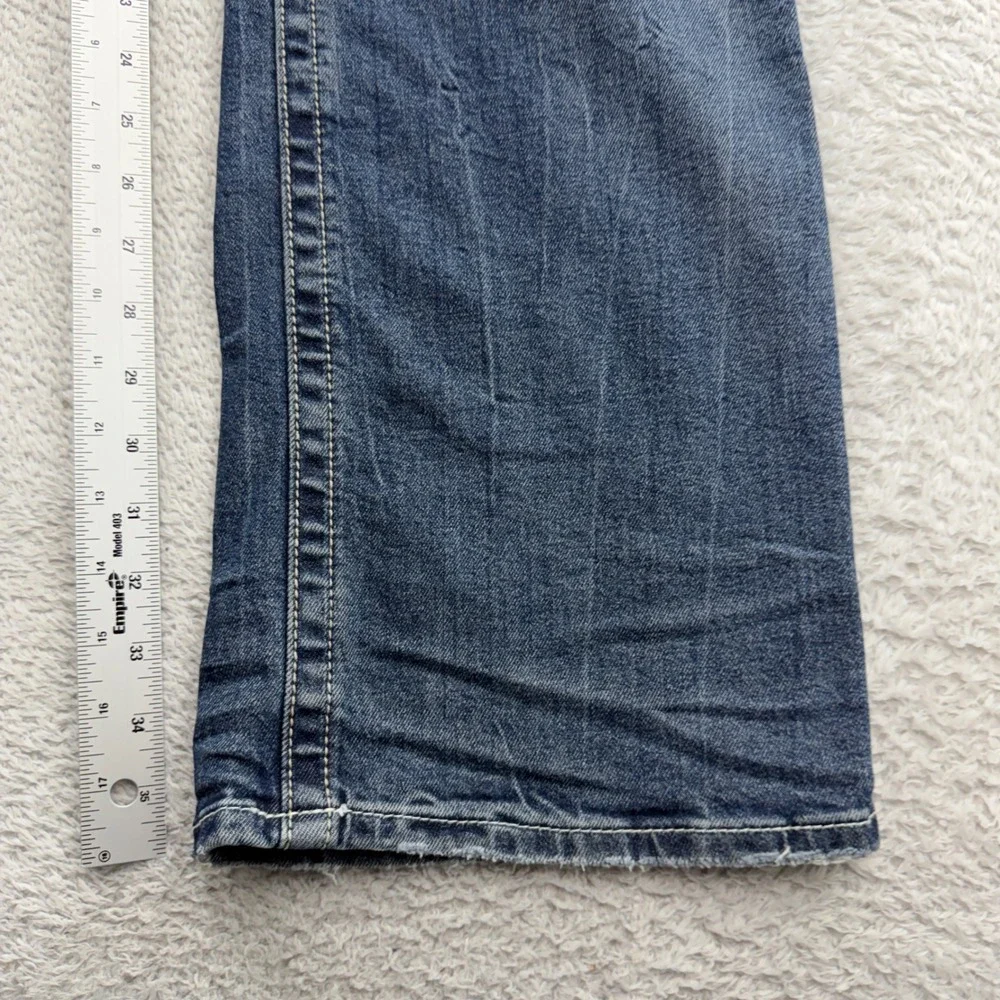 Silver Jeans Co Zac Relaxed Fit Straight Leg Blue Denim Mens 34x36 M42408SBA263